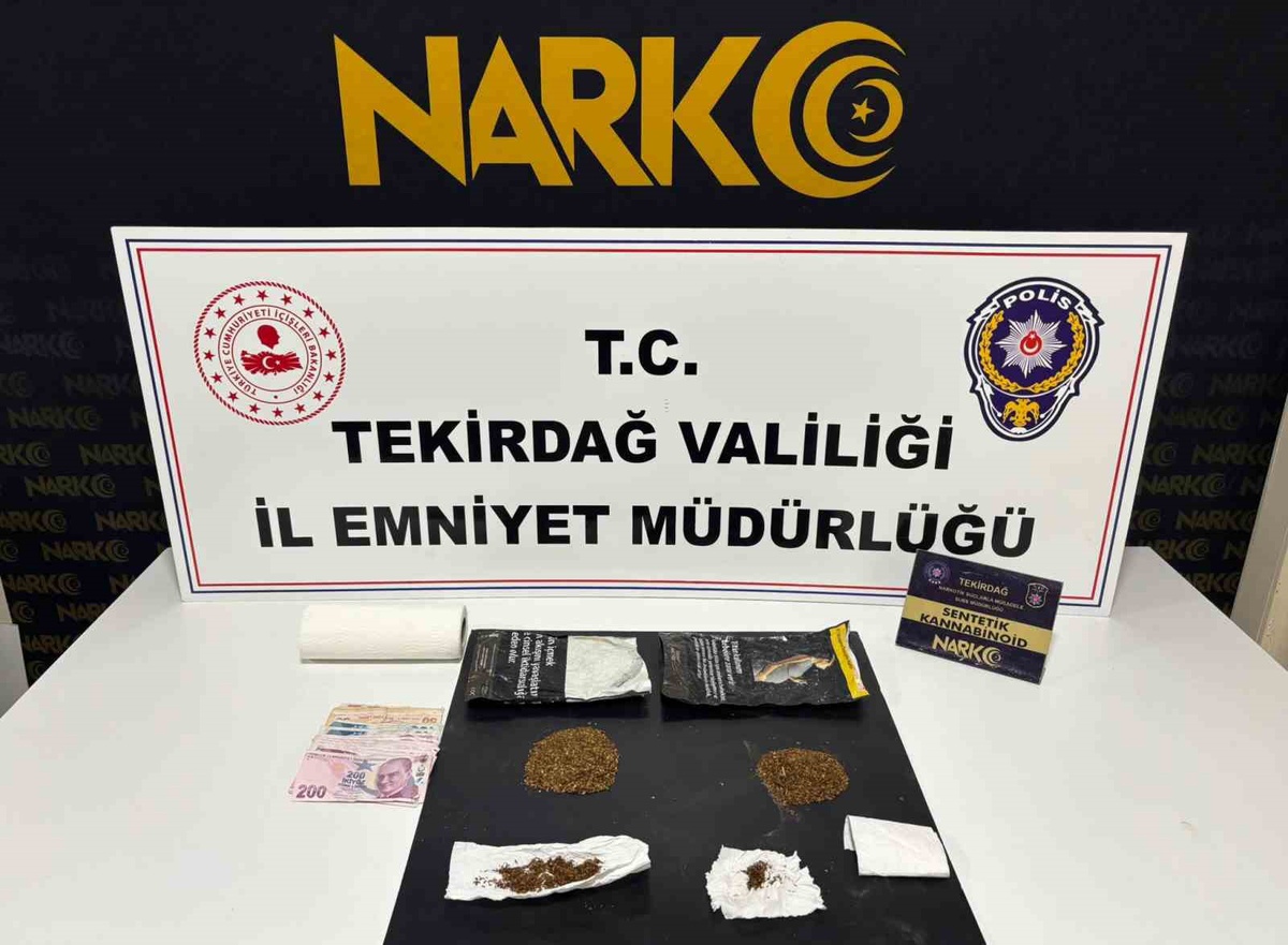 Tekirdağ'da 2 haftada 11 ilçede 229 kişiye uyuşturucudan işlem yapıldı, 45 tutuklandı