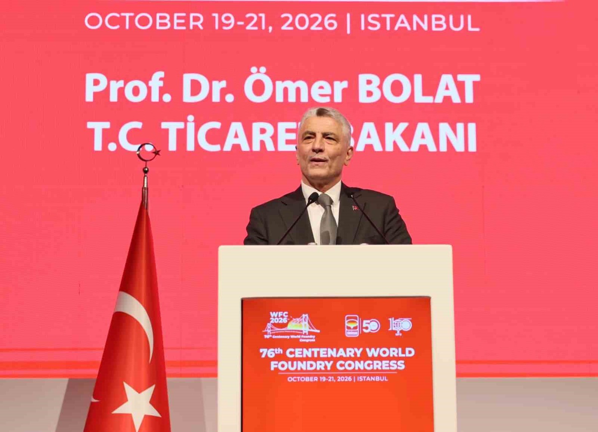 Ticaret Bakanı Bolat, döküm üretiminin 2025'te 2 milyon 300 bin ton olduğunu açıkladı