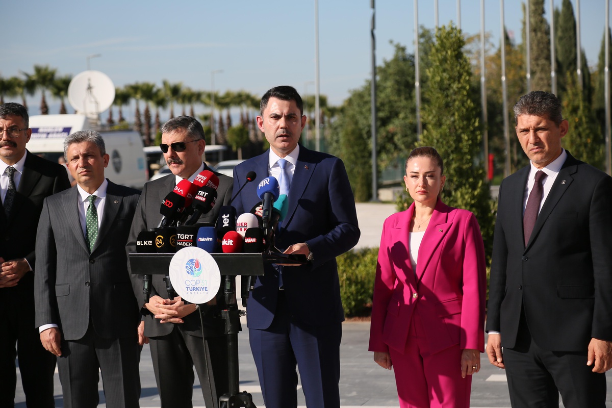 Bakan Kurum: Antalya'daki COP31'e 85 lider ve 1 milyonu aşkın ziyaretçi bekleniyor