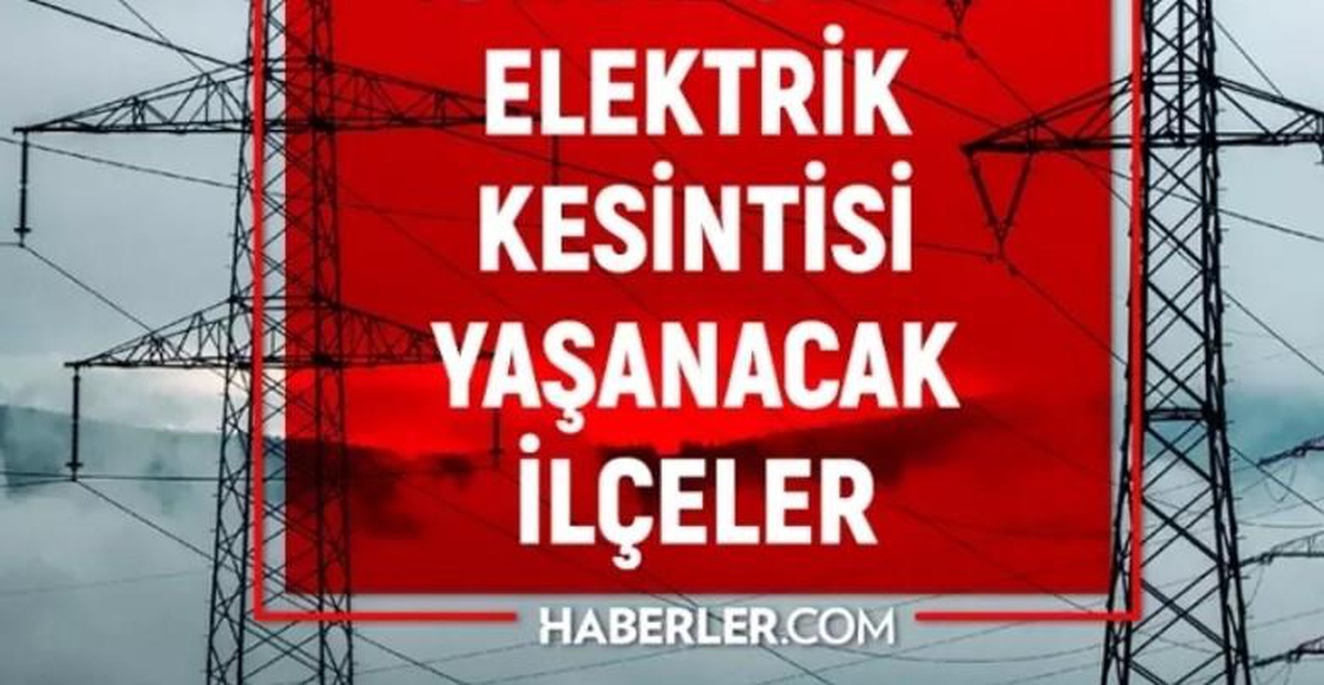 Ordu elektrik kesintisi: 22 Ekim Perşembe Ordu’da elektrikler ne zaman gelecek?