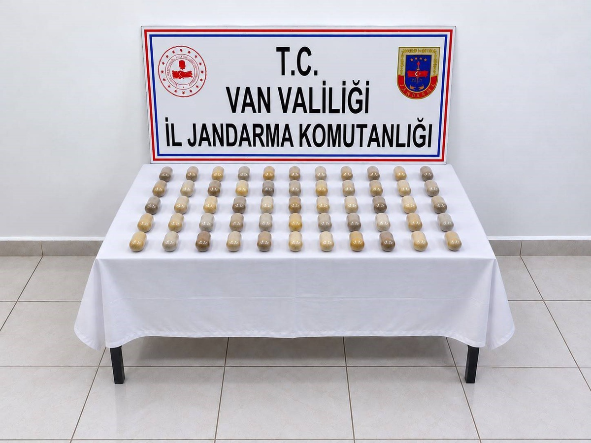 Van'da yabancı uyruklu şahıs 55 kapsülde 502 gram metamfetaminle tutuklandı