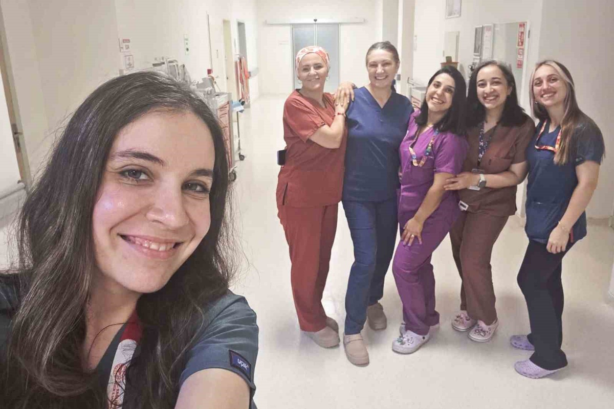 Almanya'da ebe olarak çalışan İlayda Çırak, BŞEÜ Erasmus+ stajını Bilecik'te yaptı