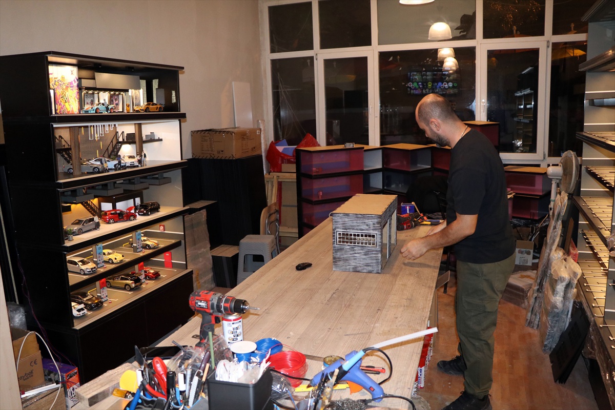 Çankırılı mühendis Hasaltun, model otomobil tutkunlarının hayallerini tasarlıyor
