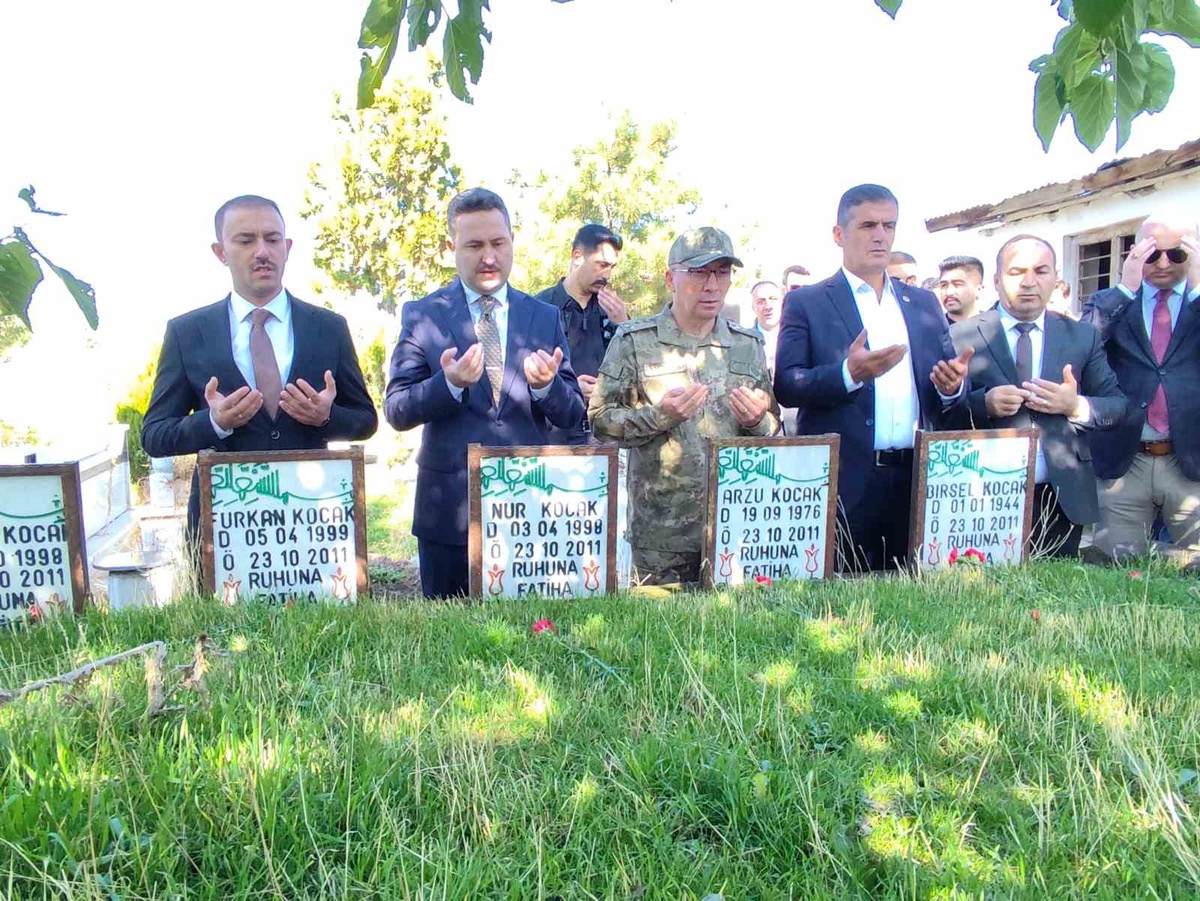 Van'ın Erciş ilçesinde 7.2'lik depremin 15. yılında 644 kişi için anma yapıldı