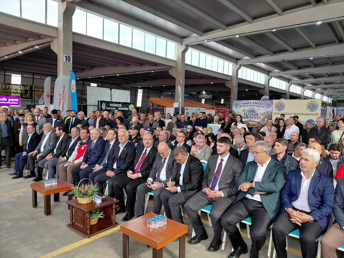 Çanakkale Yenice'de ilk kez düzenlenen İDA AGRO FEST festivalinin açılışı yapıldı