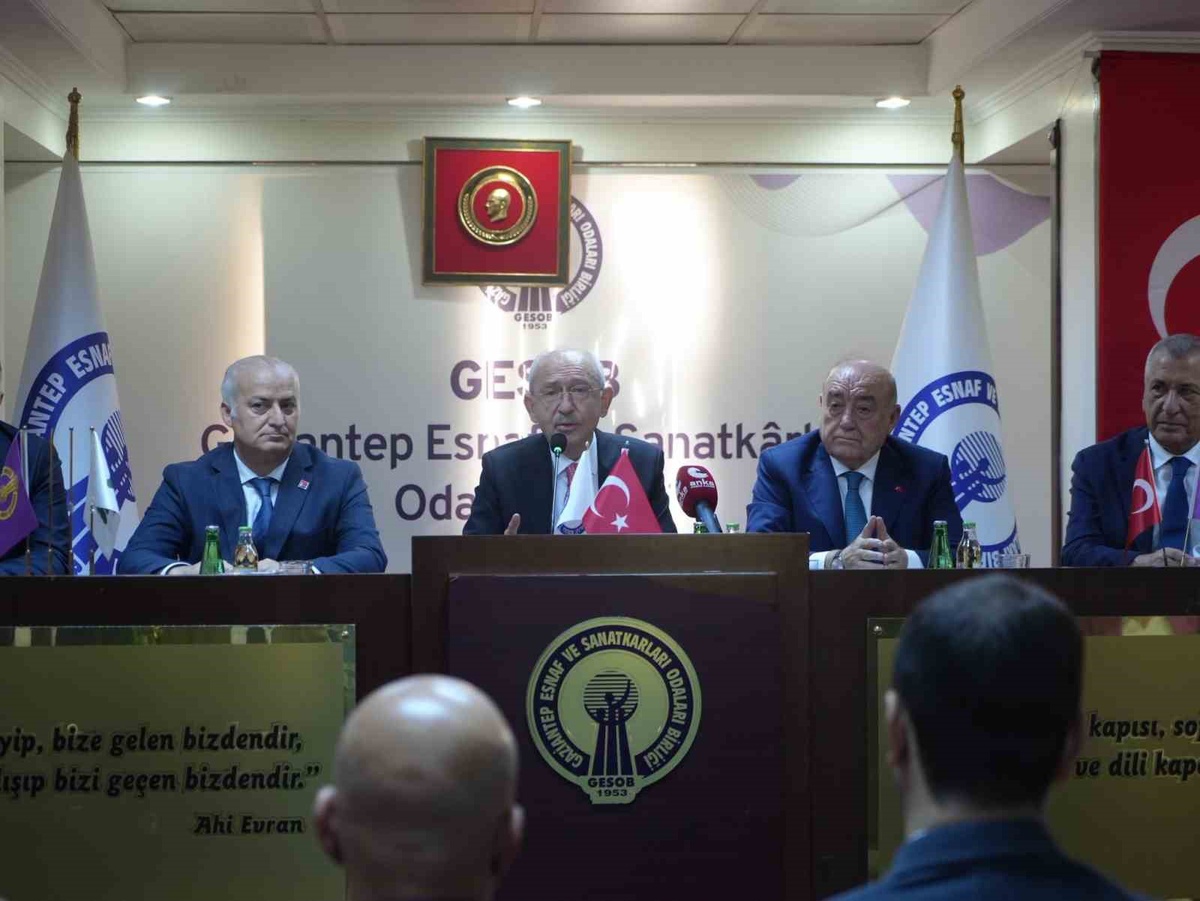 CHP Genel Başkanı Kılıçdaroğlu, Gaziantep'te esnaf bakanlığı istedi