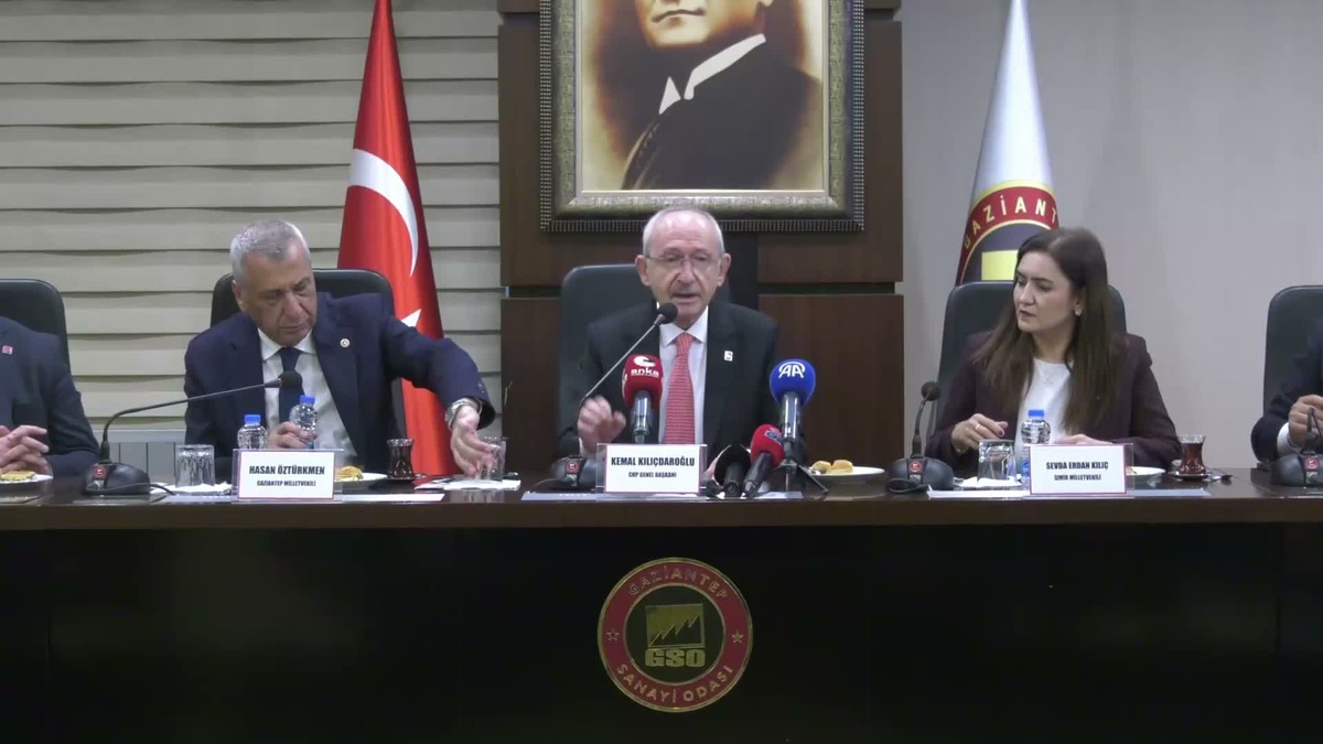 Kılıçdaroğlu, Gaziantep'te eğitim sisteminin tümüyle değişmesi gerektiğini söyledi
