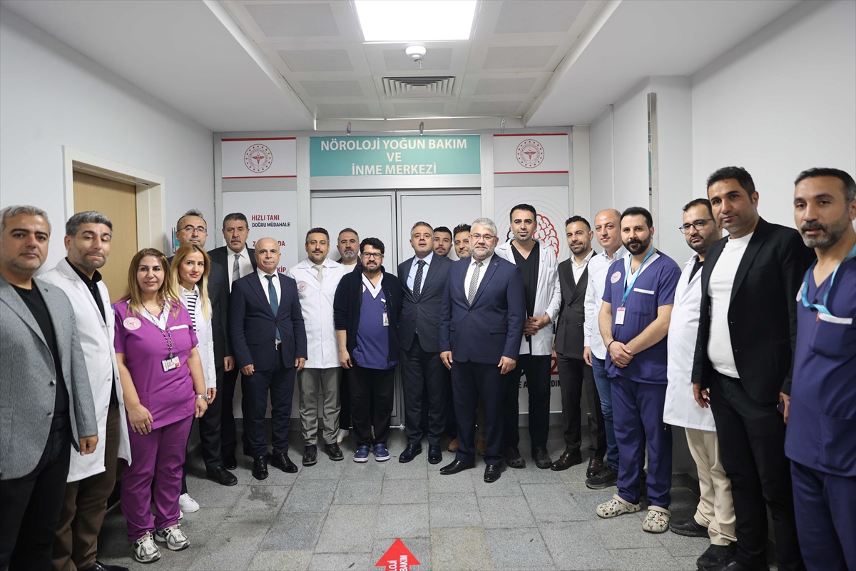 Mardin Eğitim ve Araştırma Hastanesi'nde 6 yataklı inme merkezi açıldı