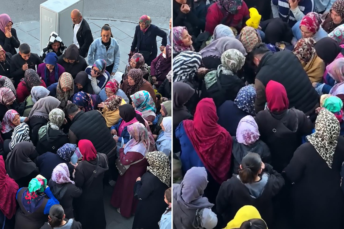 Niğde’de bedava terlik izdihamı! Vatandaşlar birbirleriyle yarıştı