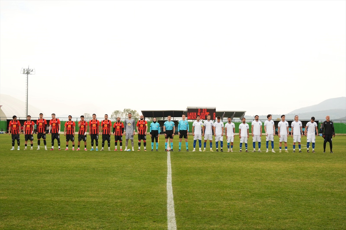 PGL 2. Grup'ta Ladik Belediyespor-Merzifonspor maçı 1-1 bitti