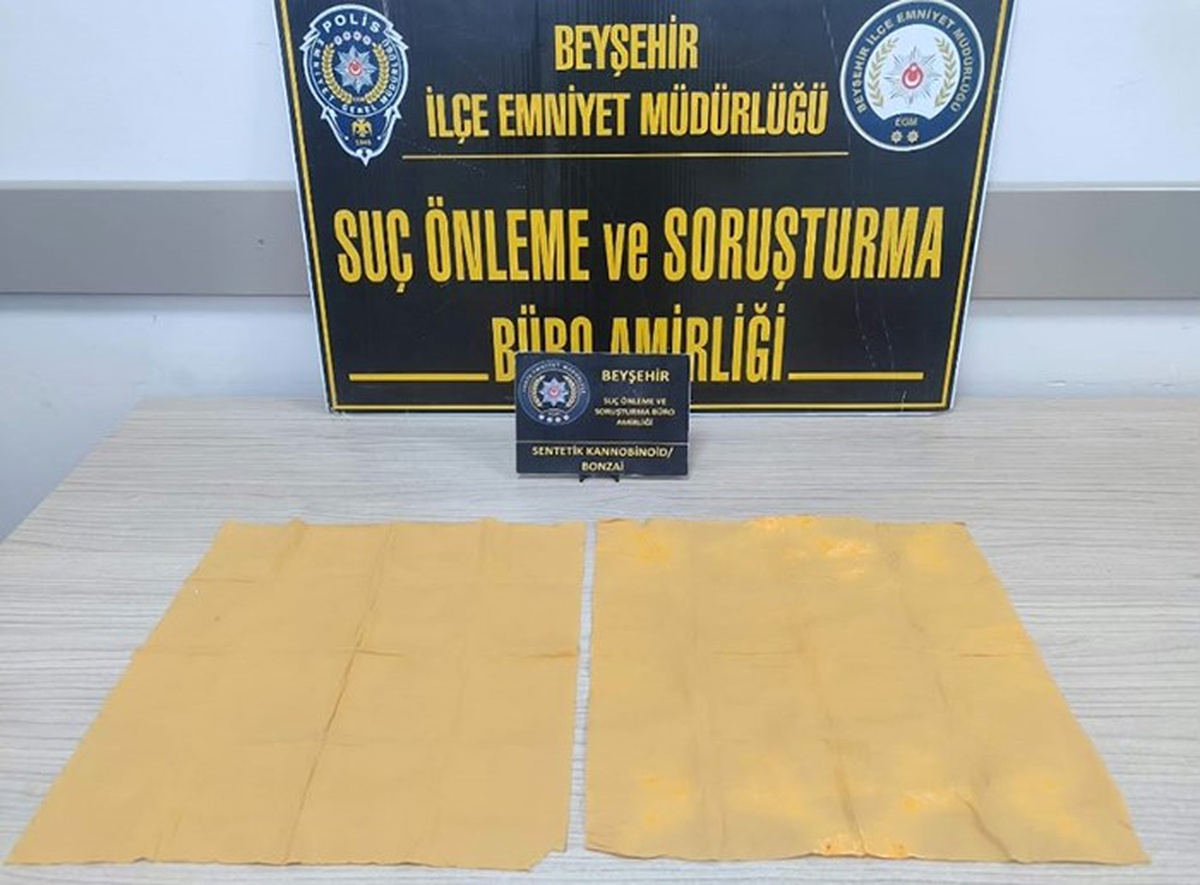 Beyşehir'de 3 bin 200 kullanımlık bonzai ele geçirildi, 3 şüpheli tutuklandı