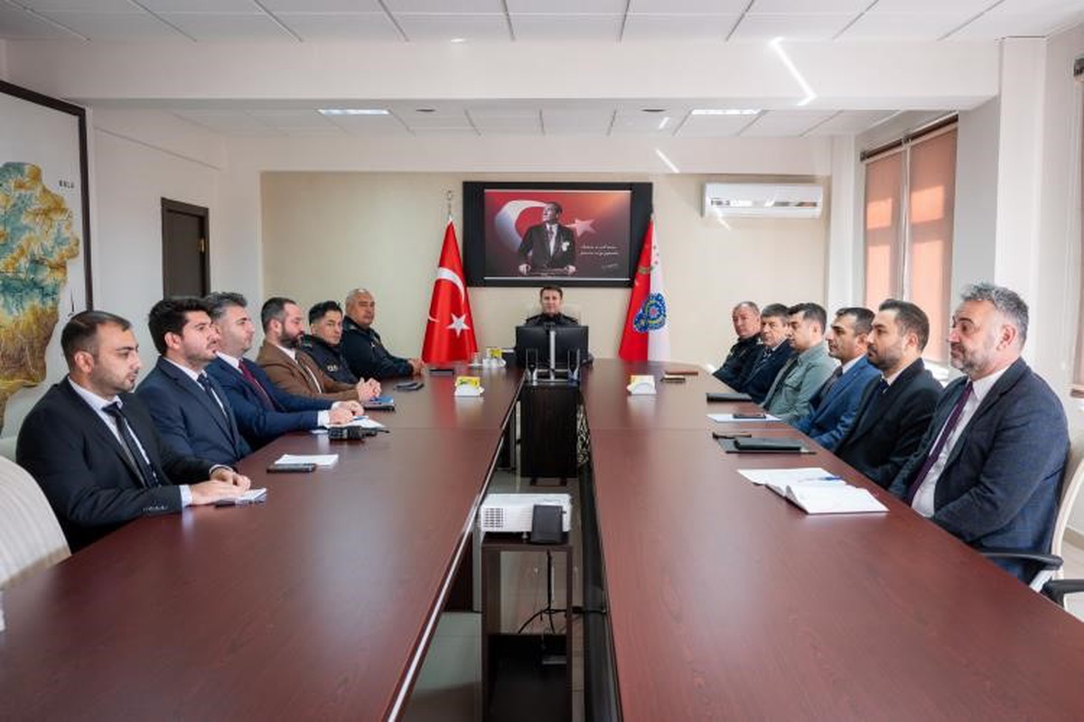 Bilecik'te güvenlik ve asayiş çalışmaları İl Emniyet Müdürlüğünde değerlendirildi