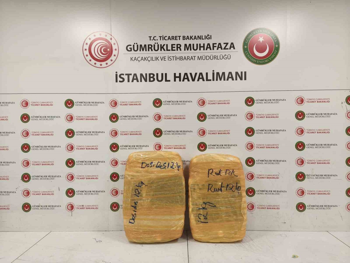 İstanbul Havalimanı’nda 25 kilo esrar ele geçirildi, Bayrampaşa’da şüpheli yakalandı