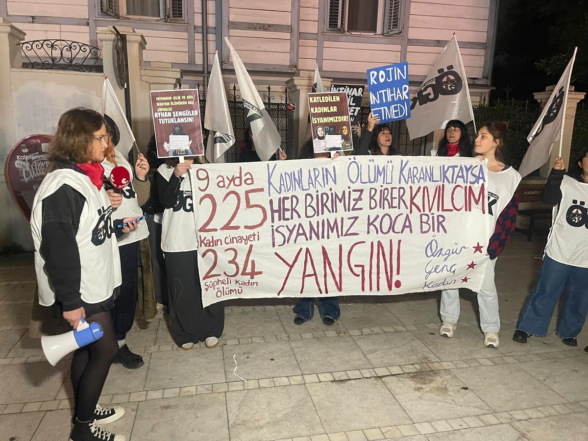 Kadıköy'de kadınlar açıklama yaptı, 9 ayda 225 kadın katledildi