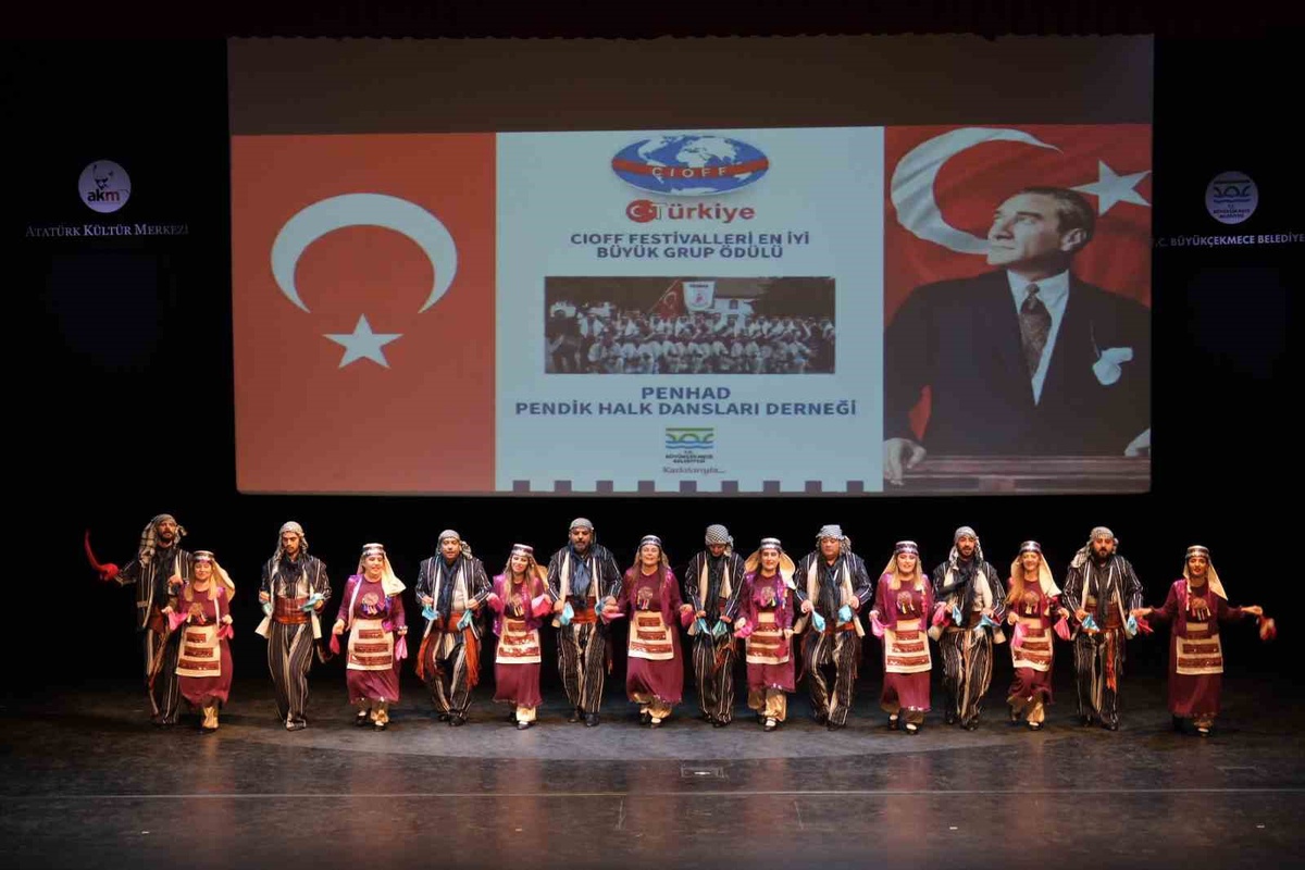 Büyükçekmece Kültür ve Sanat Festivali, En İyi CIOFF Türkiye Festivali ödülünü aldı