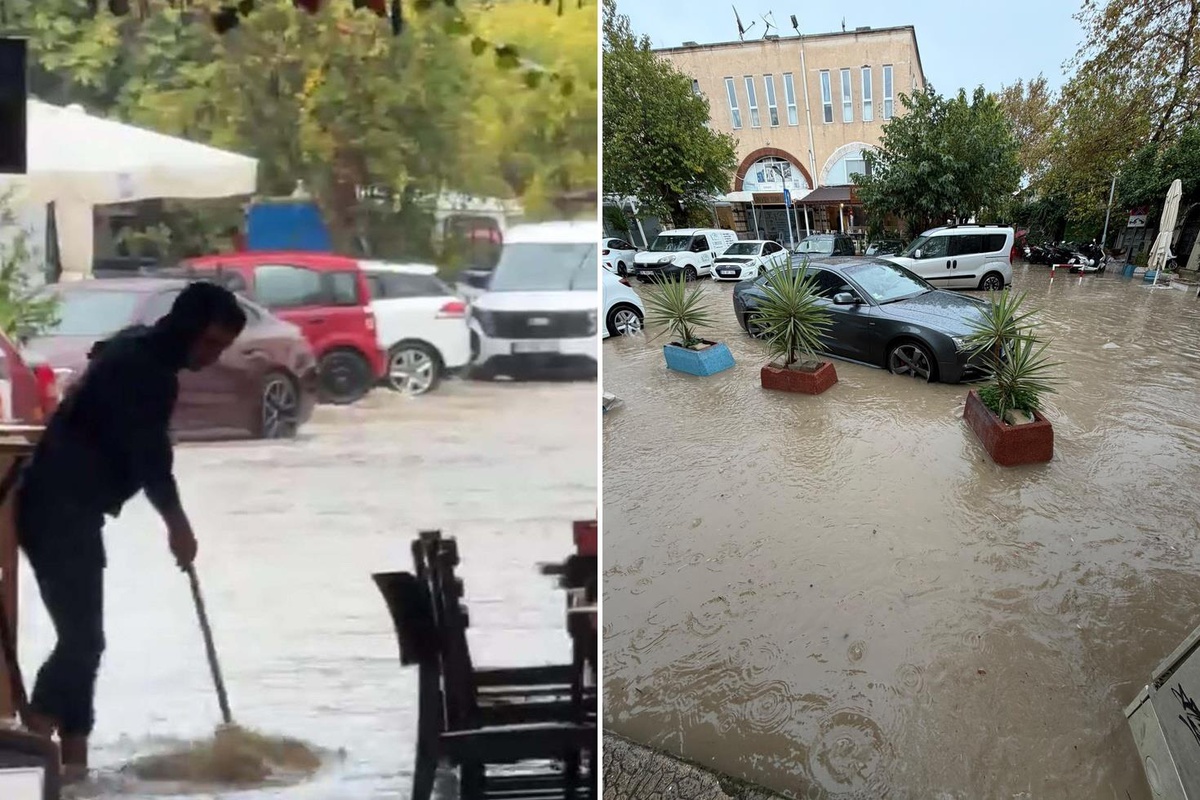 İzmir turizminin gözdesi Çeşme sağanağa yenildi