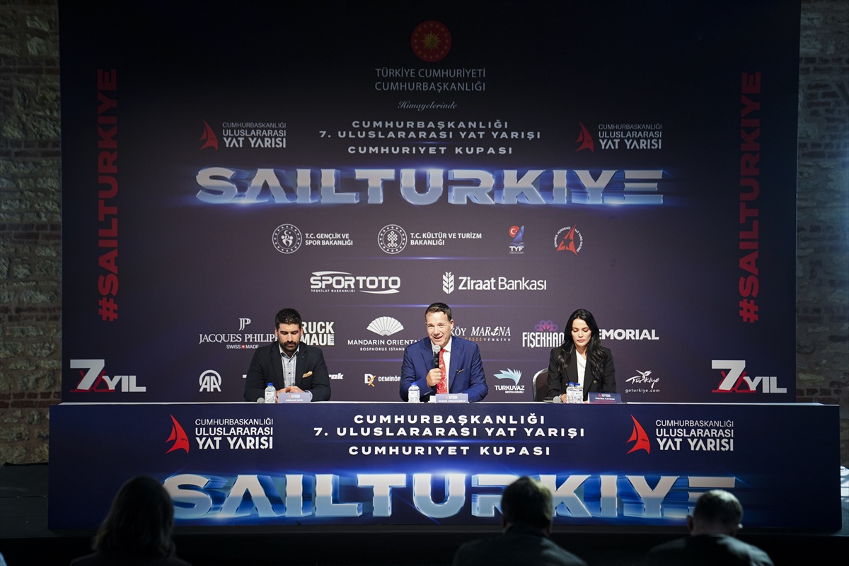 Cumhurbaşkanlığı 7. Uluslararası Yat Yarışları Cumhuriyet Kupası etabının basın toplantısı yapıldı