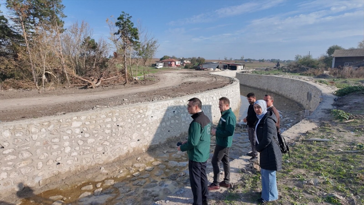 DSİ, Tekirdağ Saray Göçerler'de dere ıslahının 1520 metrelik bölümünü tamamladı
