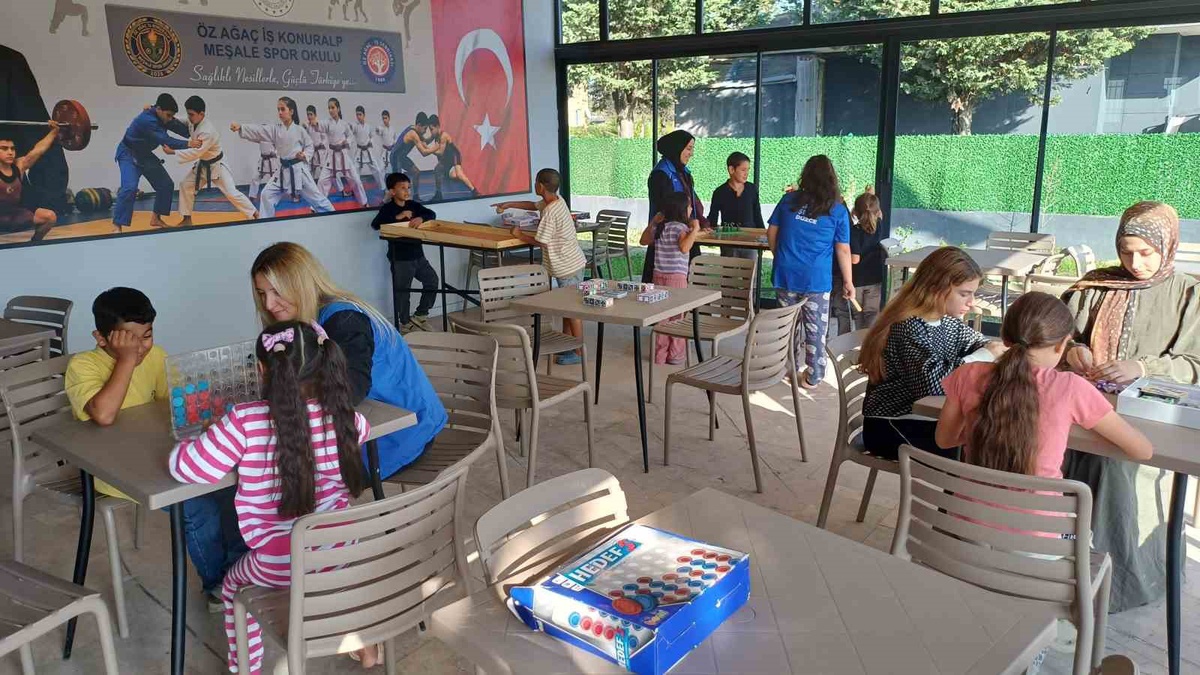 Çamköy TOKİ'de çocuklar akıl oyunları ile buluştu