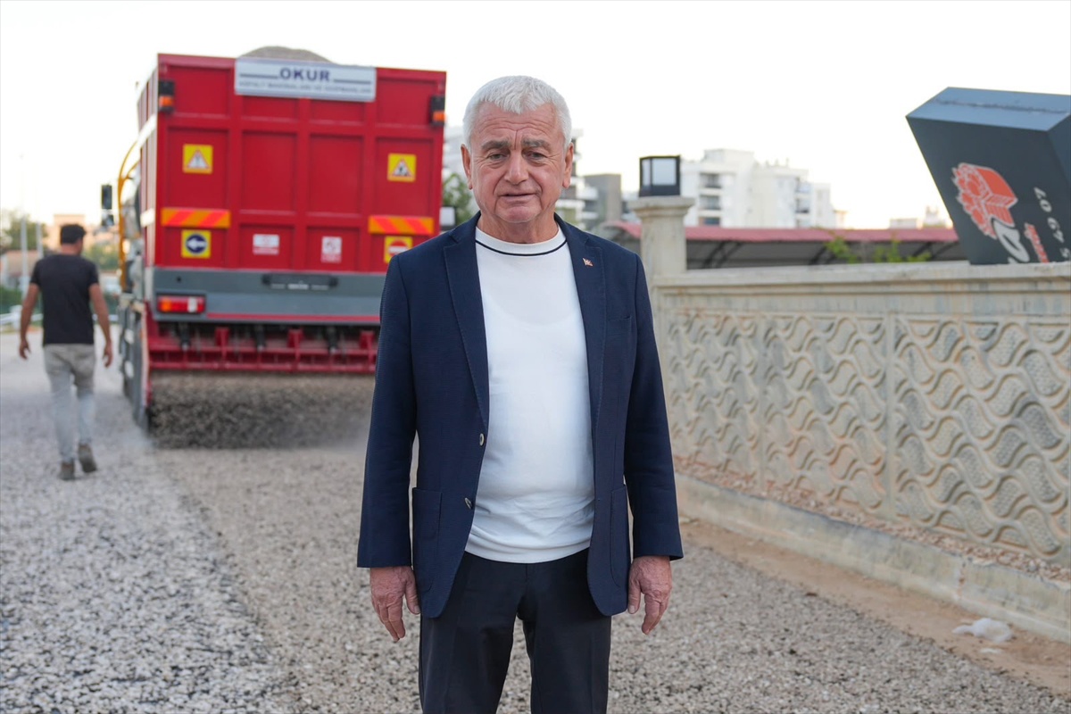 Finike'de asfalt için altyapı tamamlanacak