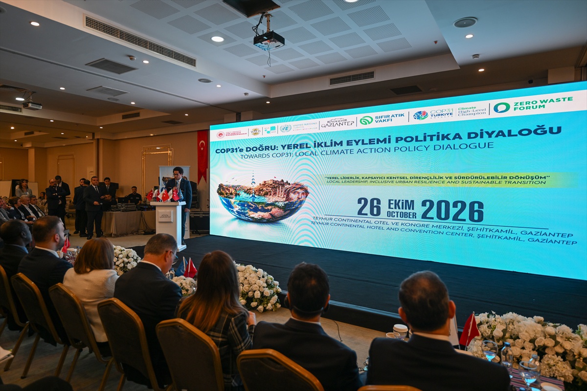 Gaziantep'te yerel iklim eylemi diyaloğu BM ile belediyeleri buluşturdu