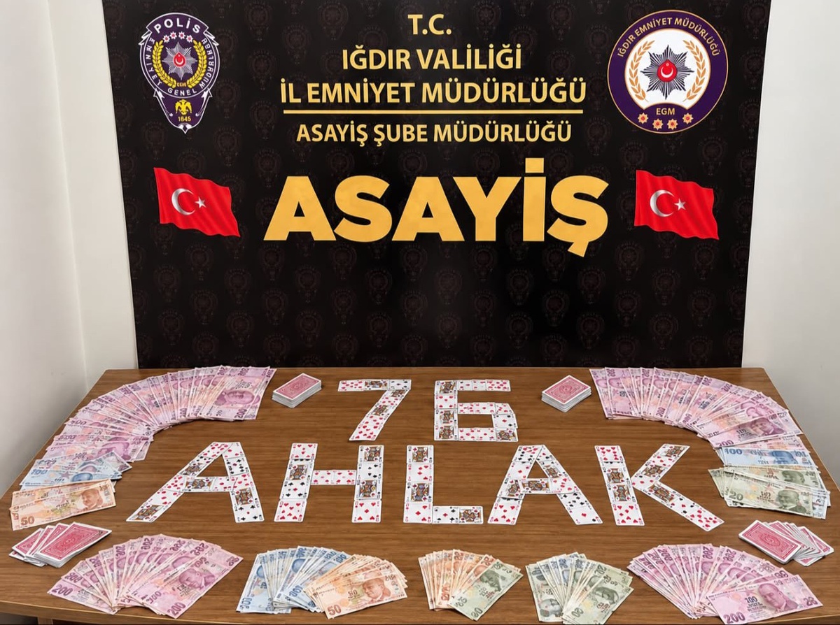 Iğdır'da son ayda kumar ve fuhuş operasyonunda 13 kişiye 150 bin 852 TL ceza kesildi