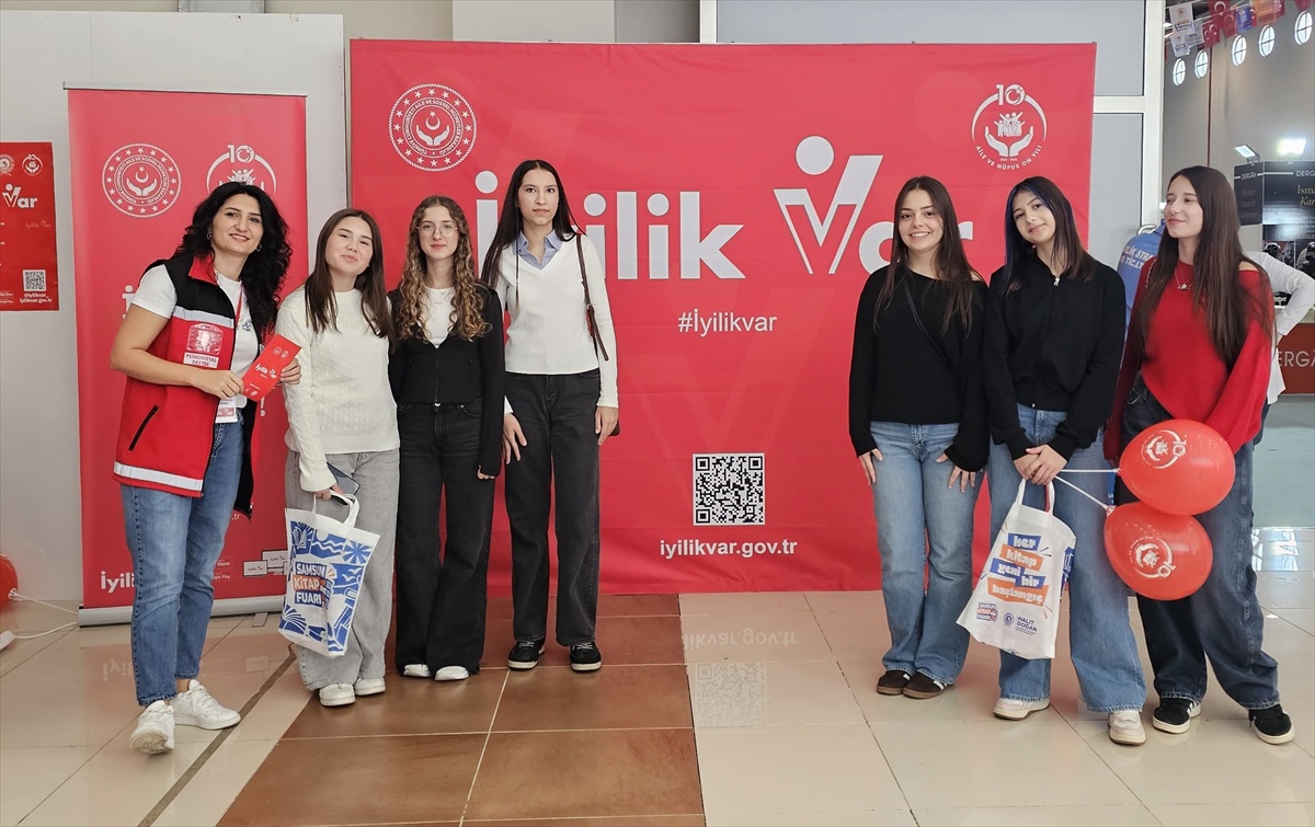 Samsun Kitap Fuarı'nda gönüllülük platformu standı