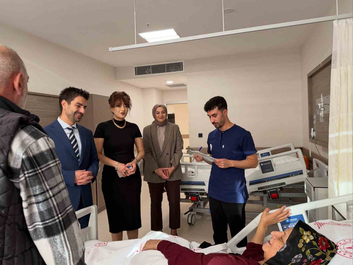 Mengücek Gazi EAH'te Hasta Hakları Günü'nde ziyaret ve broşür dağıtımı yapıldı