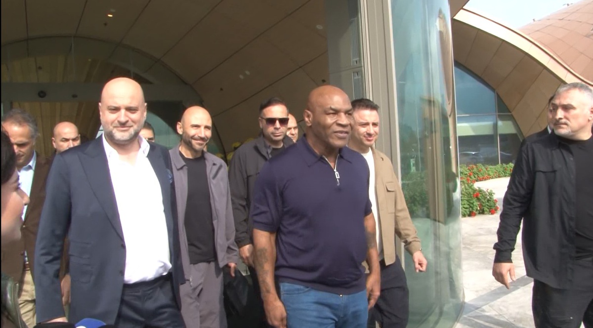 Mike Tyson İstanbul'da dizi çekimi için geldi