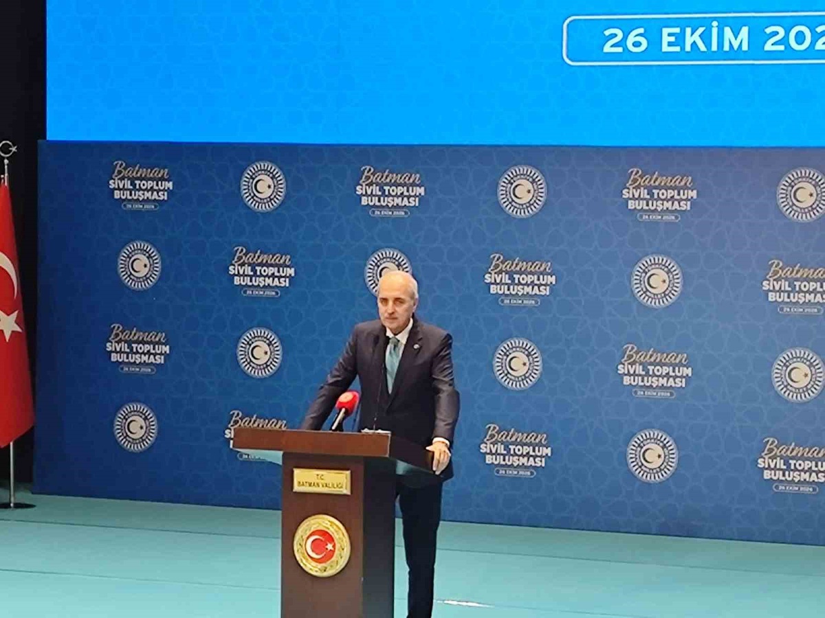 TBMM Başkanı Kurtulmuş Batman'da Suriye ve Irak için terörsüz bölge hedefini anlattı