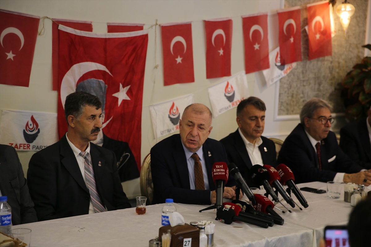 Zafer Partisi Genel Başkanı Özdağ, Aydın'da seçim ittifakı çağrısında bulundu