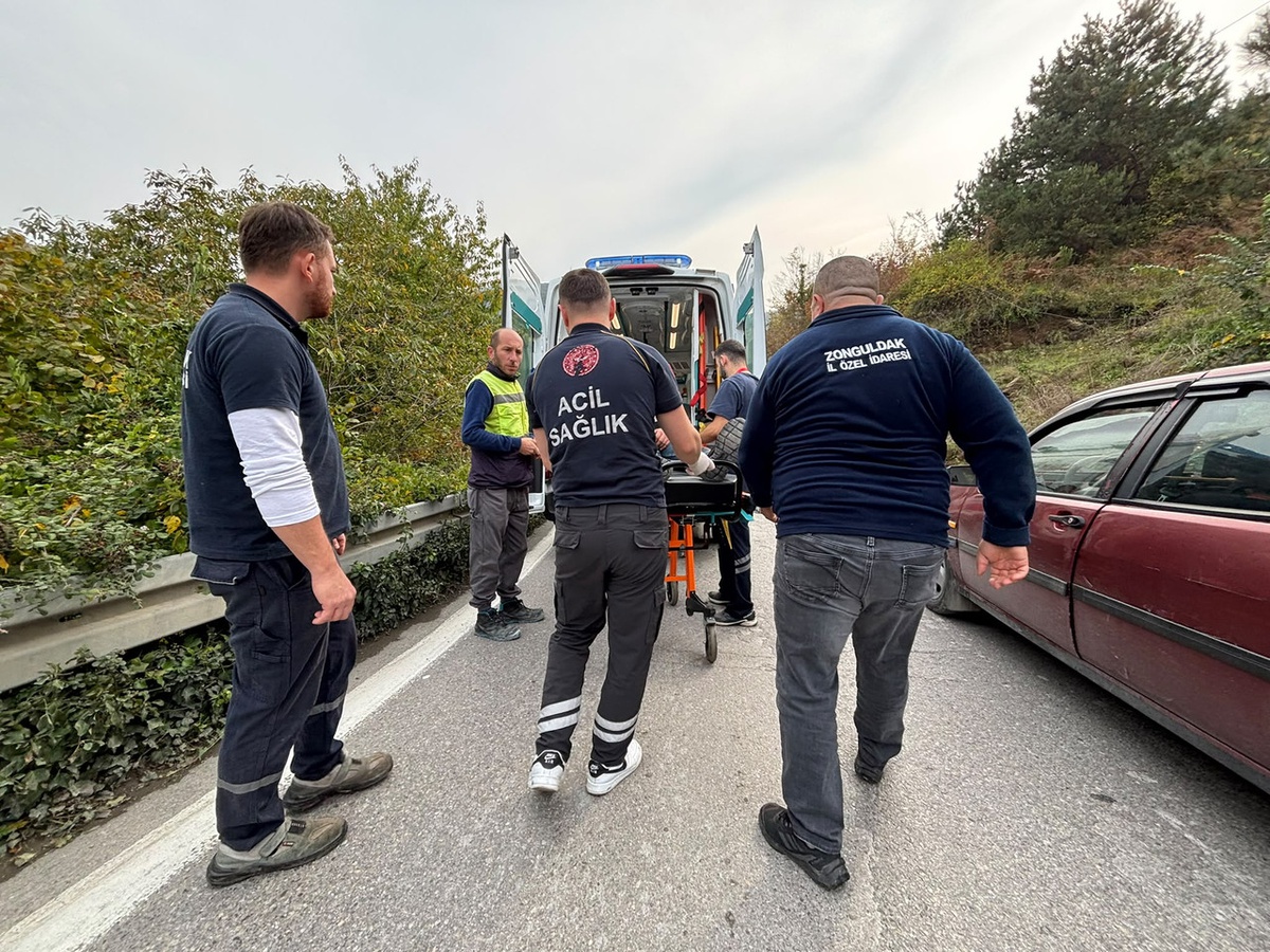 Zonguldak'ta baş ağrısıyla hastaneye giden Oktay Çakır aracında baygın bulundu