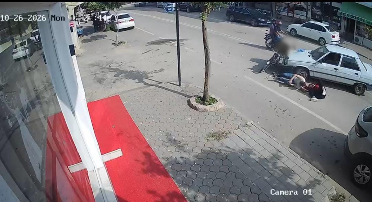 Adana Kozan'da otomobille çarpışan motosikletteki çift hafif yaralandı