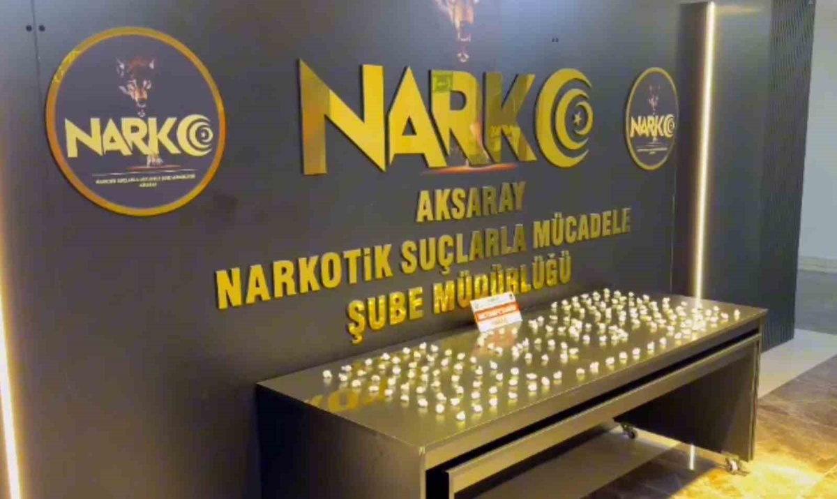 Aksaray'da operasyonda 373 gram metamfetamin ele geçirildi, 3 şüpheli tutuklandı