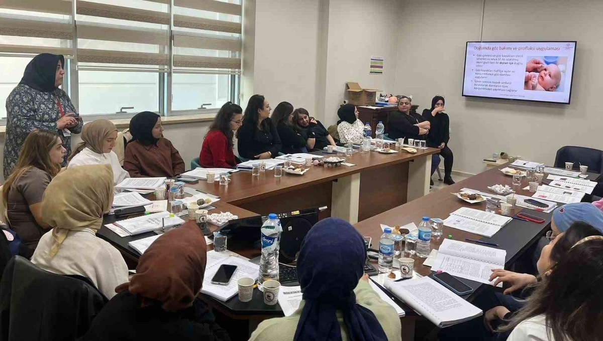 Bayburt Devlet Hastanesi'nde personele yenidoğan bakımı eğitimi düzenlendi