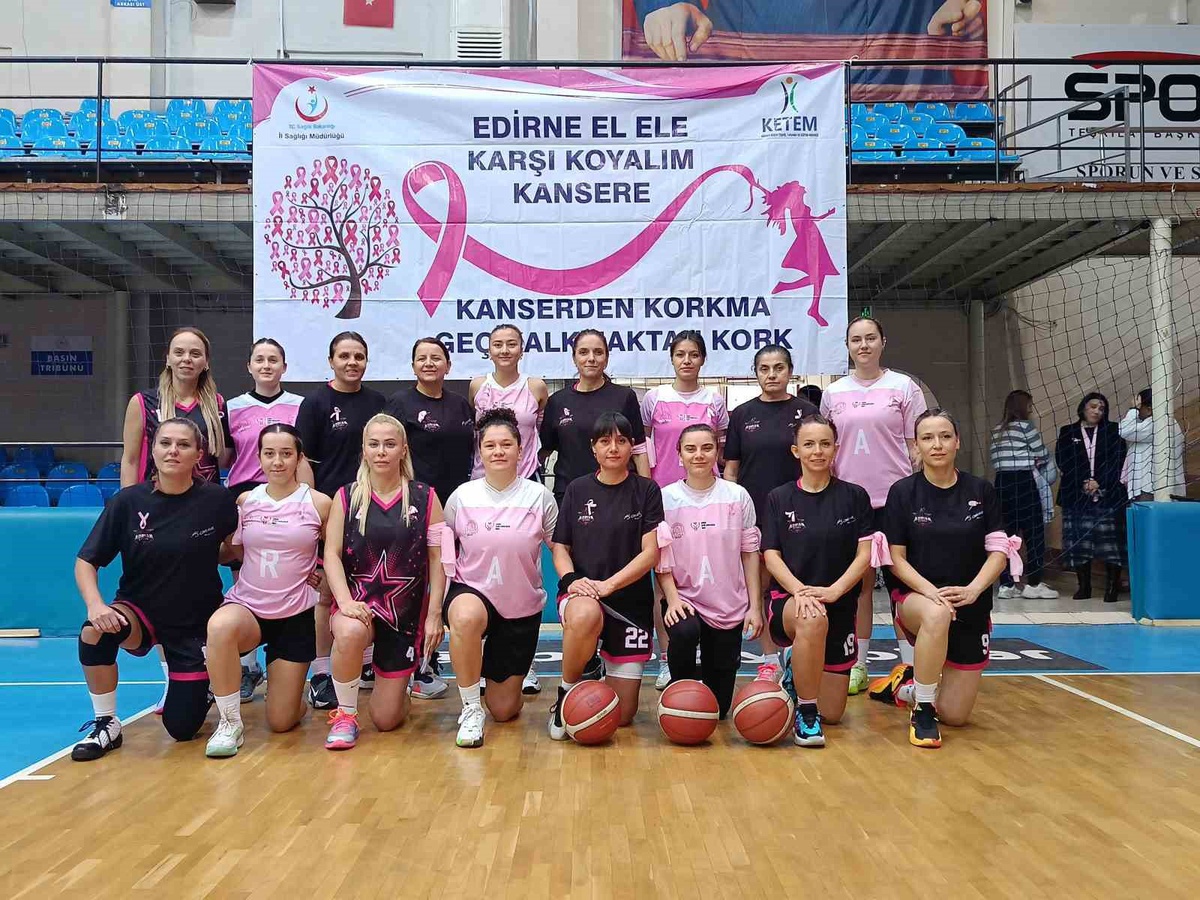 Edirne'de Pembe Dostluk Maçı'nda erken tanının önemi vurgulandı
