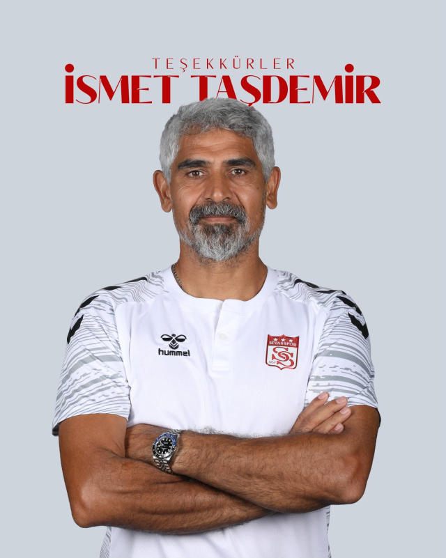Sivasspor'dan teknik direktör İsmet Taşdemir'in ayrıldığı açıklandı
