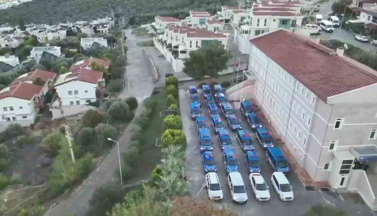 Aydın'da jandarmanın uyuşturucu operasyonunda 45 şüpheli gözaltına alındı