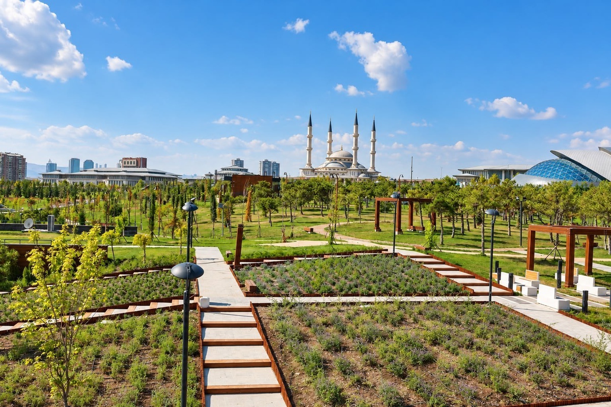 Beştepe Millet Ormanı doğa ve kültürü bir araya getiriyor