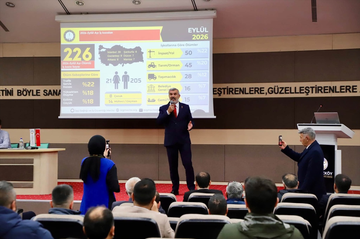 Çerkezköy TSO ve Trakya Müteahhitler Birliği inşaat güvenliği semineri düzenledi