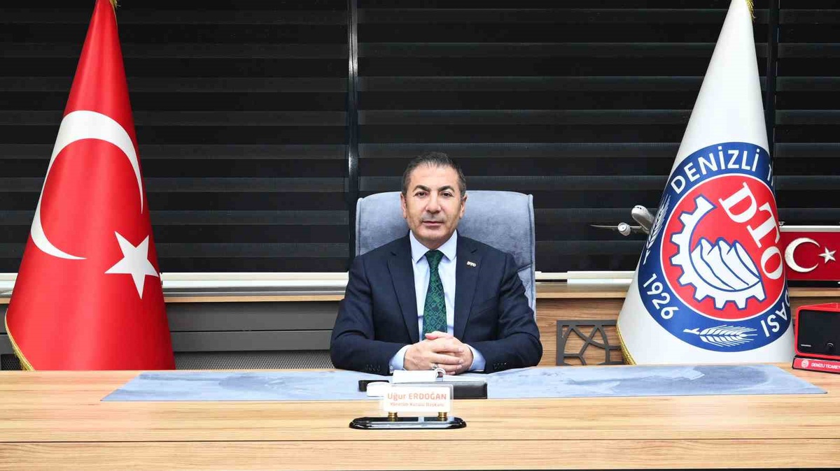 DTO Başkanı Uğur Erdoğan'dan Denizlililere 29 Ekim Cumhuriyet Bayramı mesajı