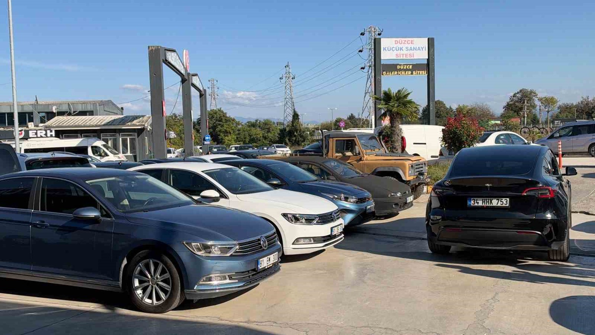 Düzce'de galerici İhsan Açıkgöz, otomobilin artık ihtiyaç için alındığını söyledi