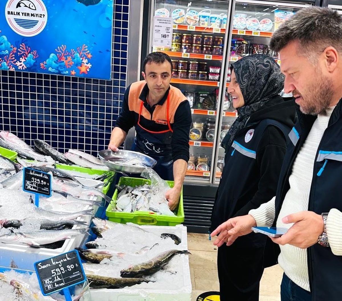 Erzurum İl Tarım ekipleri merkez ilçelerde balık satış noktalarını denetledi