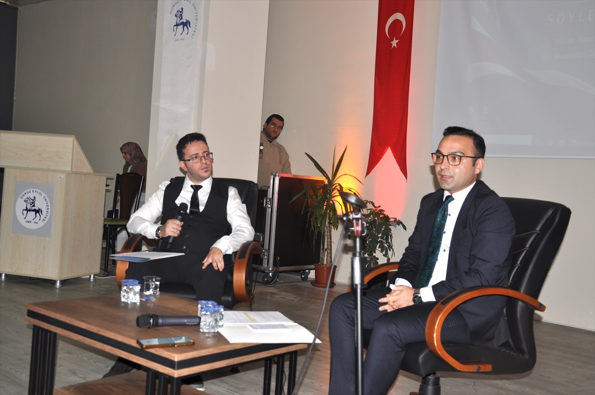 Kiraz Kaymakamı Erdoğan, DEÜ Kiraz MYO'da Cumhuriyet'in 103. yılını kutladı