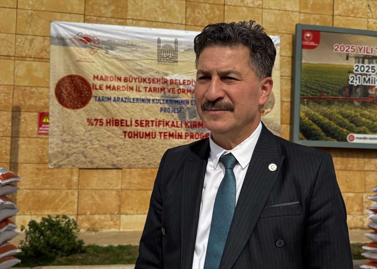 Mardin'de 667 çiftçiye yüzde 75 hibeli mercimek ve nohut tohumu dağıtıldı