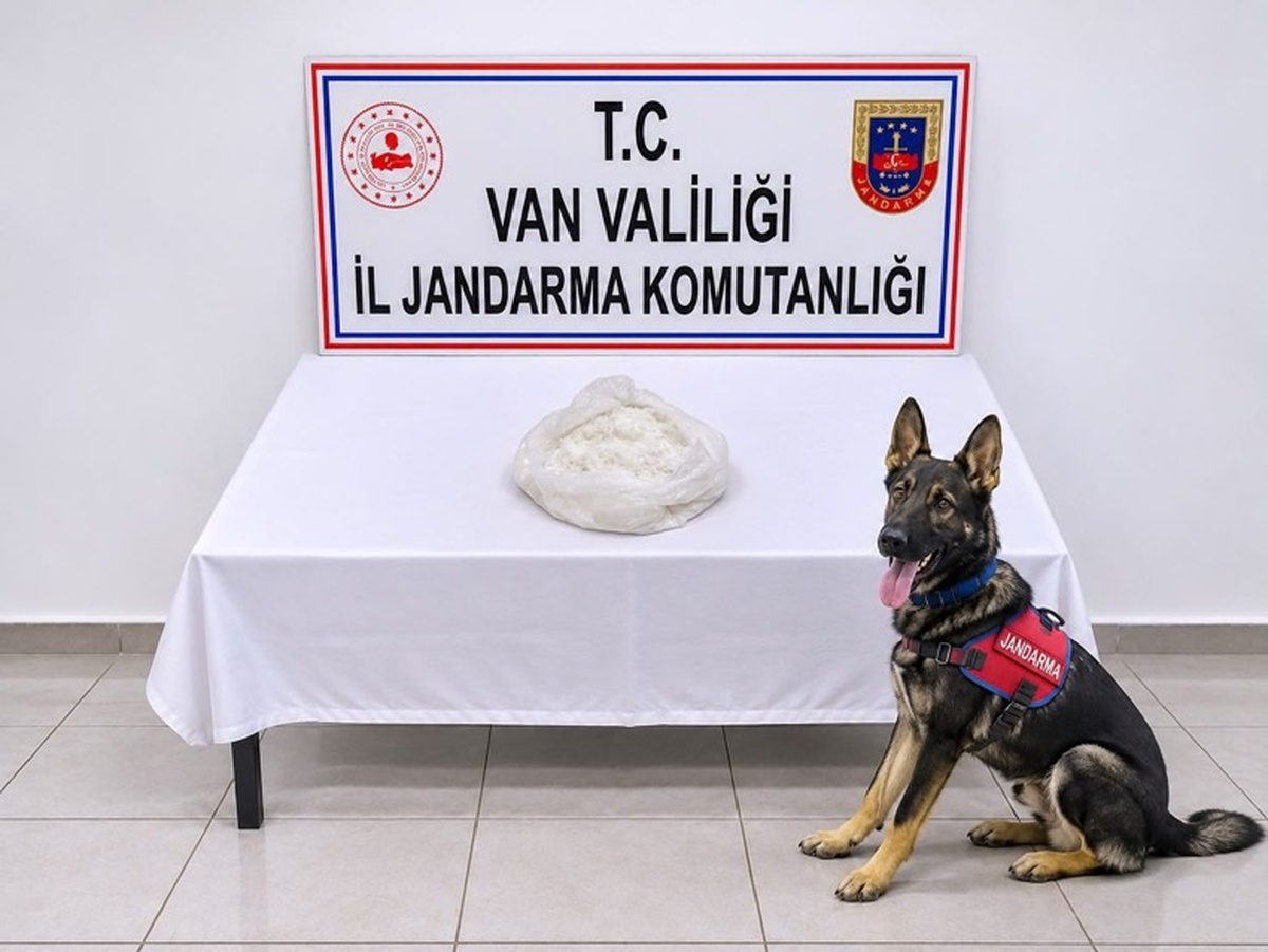 Van Gevaş'ta otobüste 1 kilo 32 gram metamfetamin ele geçirildi, yolcu tutuklandı