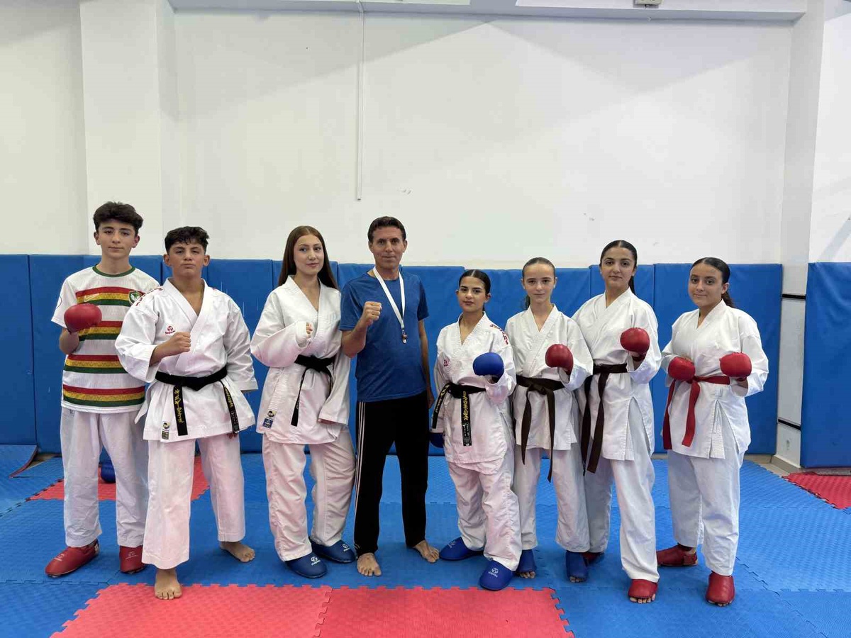 Diyarbakır Çermik'te karate kurslarına ilgi büyük, bir sporcu Türkiye ikincisi oldu