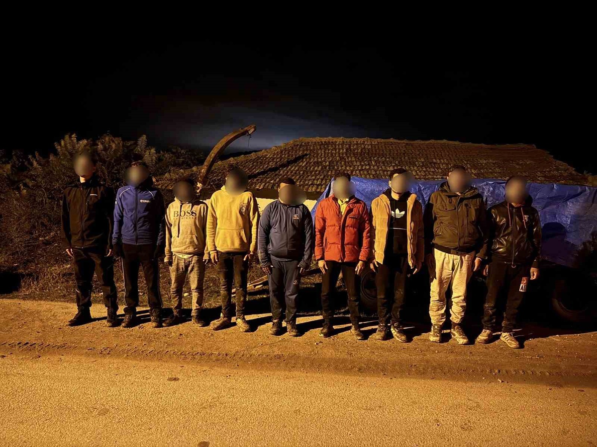 Edirne'nin Uzunköprü ilçesinde jandarma devriyesinde 9 düzensiz göçmen yakalandı