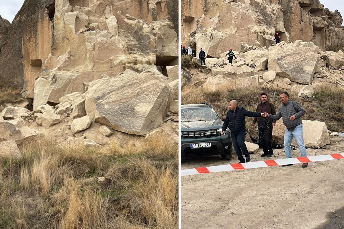 Kapadokya'daki peribacası faciasında can kaybı 3'e çıktı