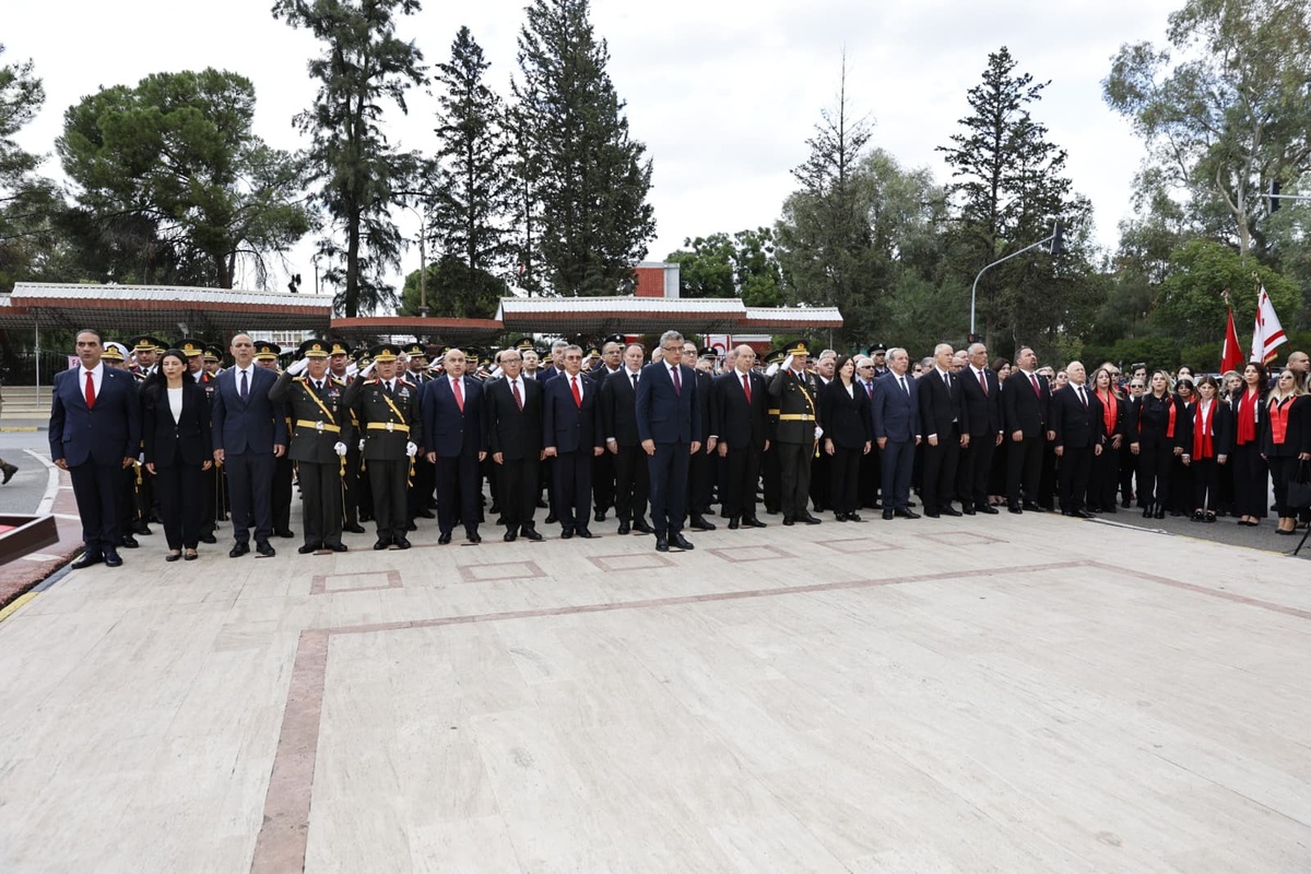 KKTC'de Cumhuriyet'in 103'üncü yılı Lefkoşa başta olmak üzere törenlerle kutlandı